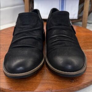 Clarks Black Leather Loafers
